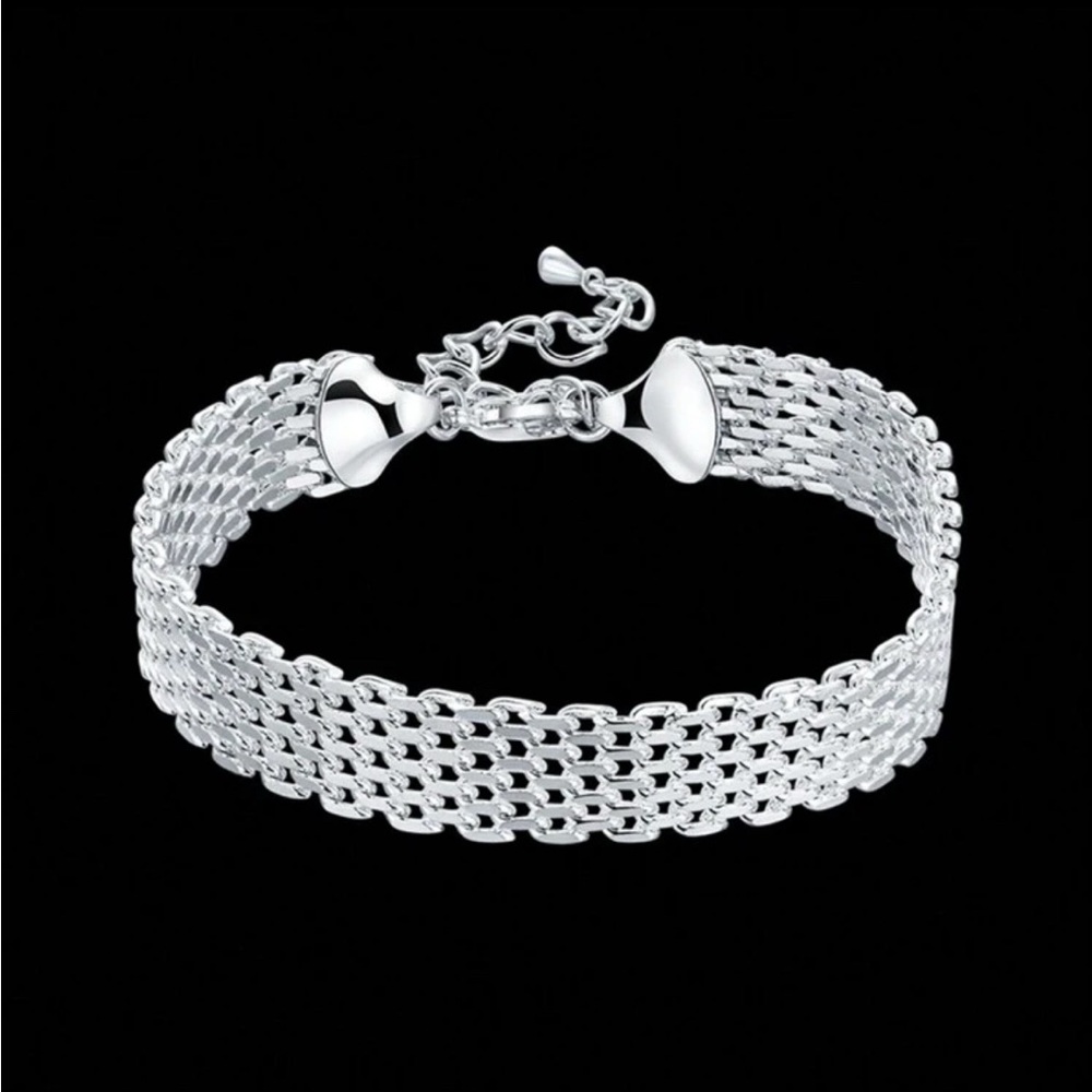Silver‎ Plated Chain Bracelet